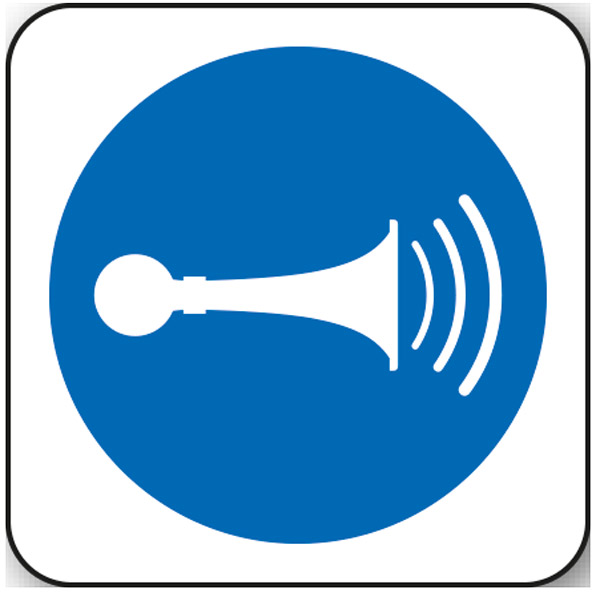 Sound horn symbol sign Aura Sign Shop