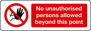 No Unauthorised Persons Allowed Beyond This Point - ExtraViz - View #10